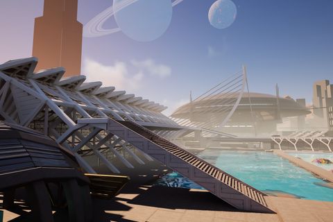 Start of Coruscant build, this is the main transit hub into the city