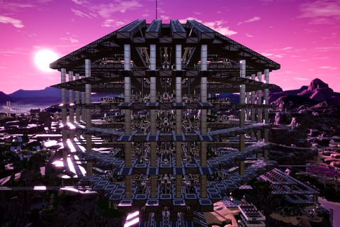 Completed the 250+ crystal computers per minute build, titled Morning Star