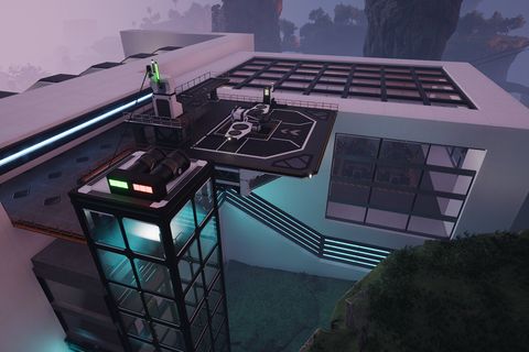 Drone Port and stator hall.