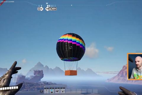 Unfortunately no alt text is available, but this is the thumbnail for content by @frutchy referenced at 2717 seconds into https://youtu.be/GyKJvfWIsD8, with the label "Hot air balloon"