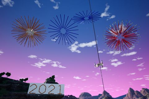 Happy New Year! I made some Fireworks for everyone!