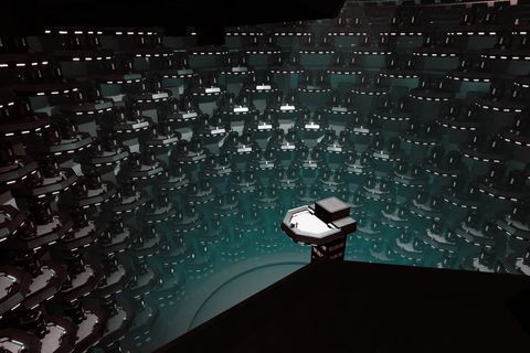 Seek peek at main Senate building