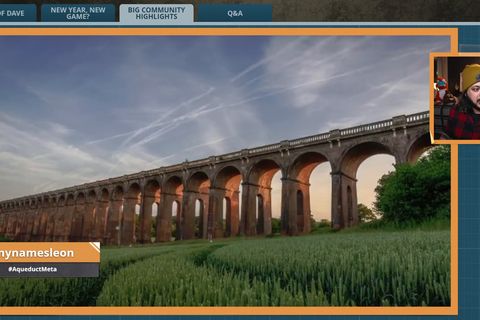 Unfortunately no alt text is available, but this is the thumbnail for content by mynamesleon referenced at 3558 seconds into https://youtu.be/9NTrlyg9DGU, with the label "#AqueductMeta"