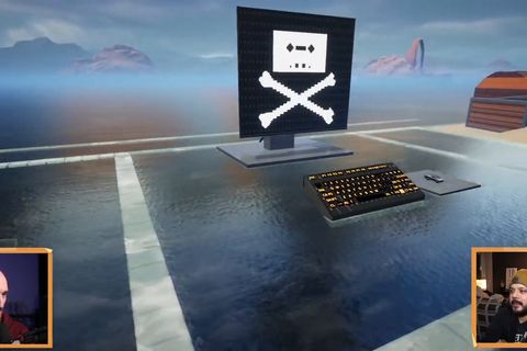 Unfortunately no alt text is available, but this is the thumbnail for content by @soenkigi referenced at 4169 seconds into https://youtu.be/zBi4vHaETU0, with the label "Pirate Bay computer with mouse and keyboard"