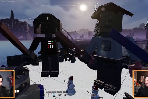 Unfortunately no alt text is available, but this is the thumbnail for content by cazineer referenced at 1641 seconds into https://youtu.be/oomk-UsTbhA, with the label "Star Wars Lego Holiday Special"