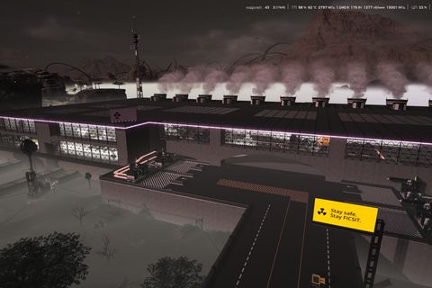 Finished decorating my 70GW swamp nuclear plant