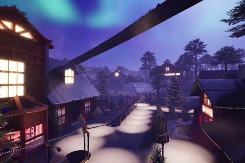 Unfortunately no alt text is available, but this is the thumbnail for content by The0tterguy referenced at 1482 seconds into https://youtu.be/6bO5HZsSnp4, with the label "Made a cozy Santa's Village in the northern forest"