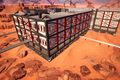 The facade of my base serves to hold 21940.8m³ turbo fuel for backup power