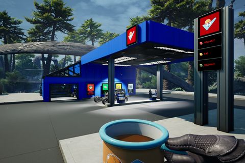 Built a functional gas station, sorry out of turbo fuel.