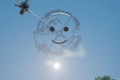 Reached the Build Limit in Satisfactory, So I Made This Giant Face to Watch Over My Factory!