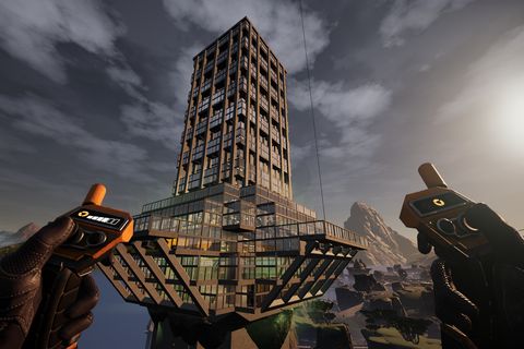 The cable factory is vertical and super compact so I added the skyscraper bit.