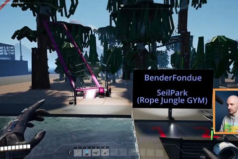 Unfortunately no alt text is available, but this is the thumbnail for content by BenderFondue referenced at 1076 seconds into https://youtu.be/GyKJvfWIsD8, with the label "SeilPark (rope jungle gym)"