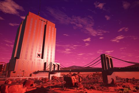 Brooklyn Bridge at Dusk with a nice view of my Megabase complex. I named it "the lower Manhattan Project".