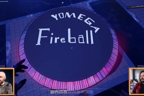 Unfortunately no alt text is available, but this is the thumbnail for content by crowbarzero referenced at 1480 seconds into https://youtu.be/IGiKGYa68iY, with the label "Yomega Fireball"