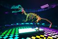 Late night Sunday sculpting. I present Disco Dino!
