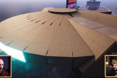 Unfortunately no alt text is available, but this is the thumbnail for content by Zerifax referenced at 3428 seconds into https://youtu.be/zBi4vHaETU0, with the label "Millennium Falcon"